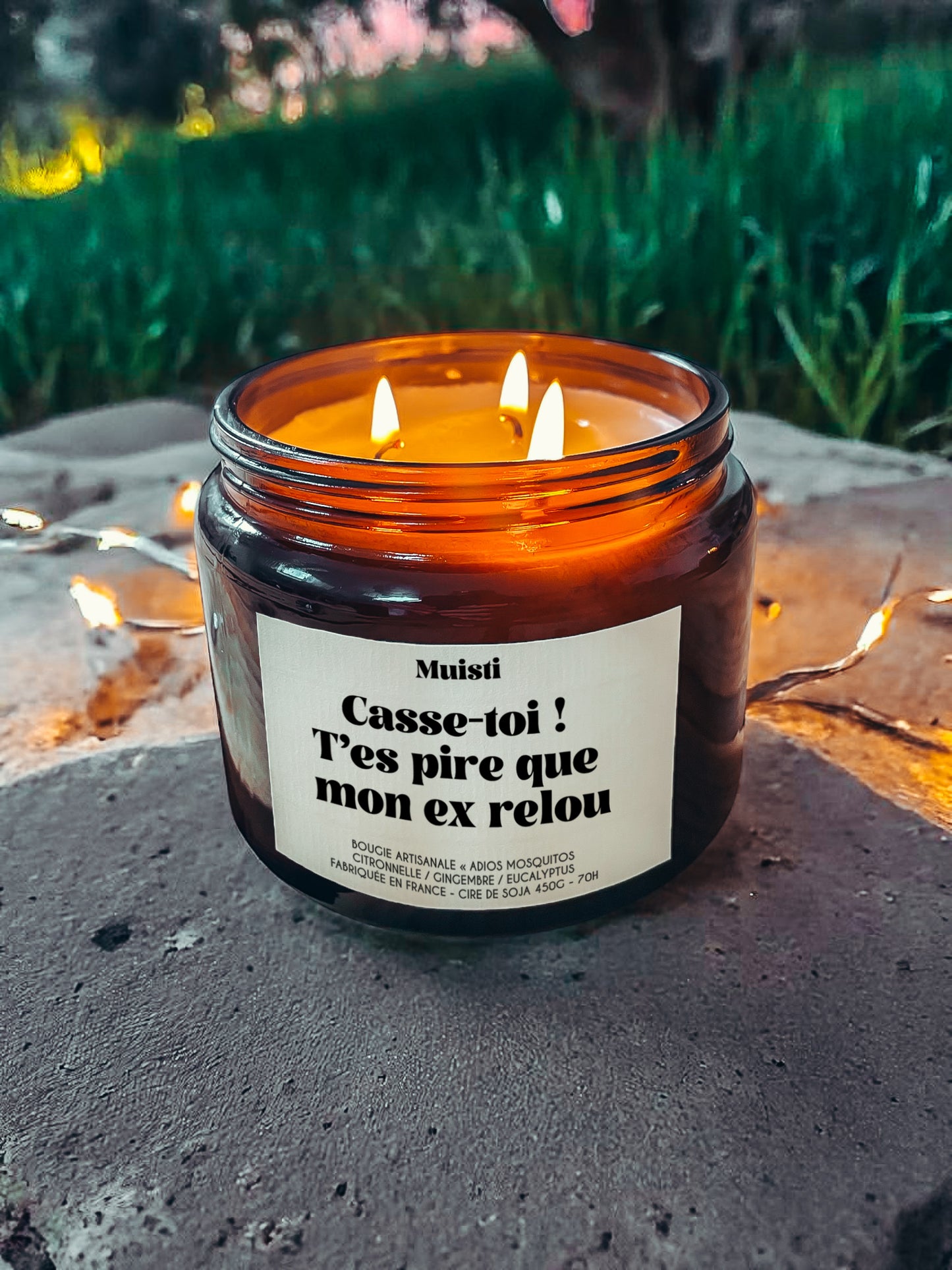 Bougie Anti-moustiques - Casse toi ! T'es pire que mon ex relou