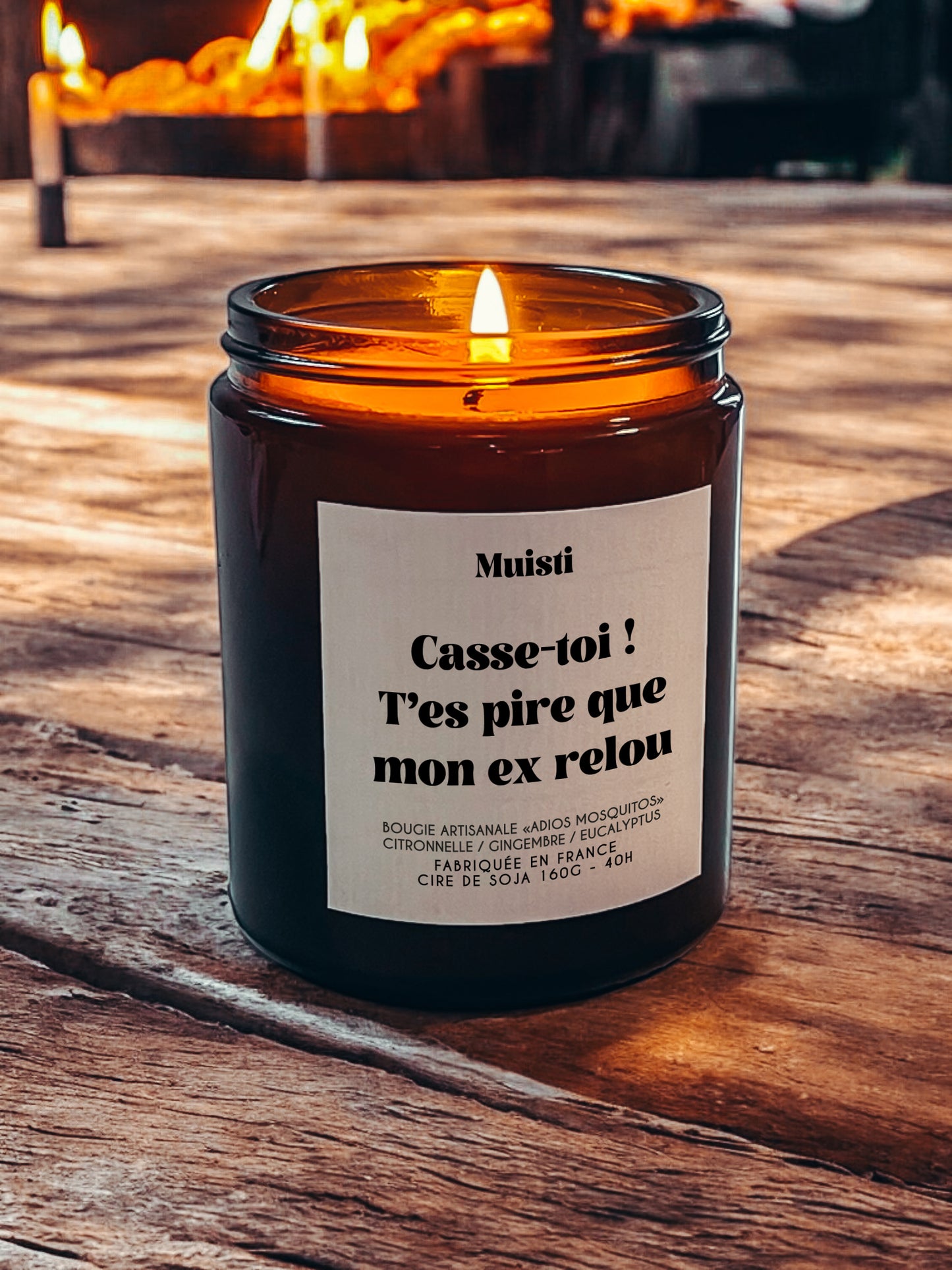 Bougie Anti-moustiques - Casse toi ! T'es pire que mon ex relou