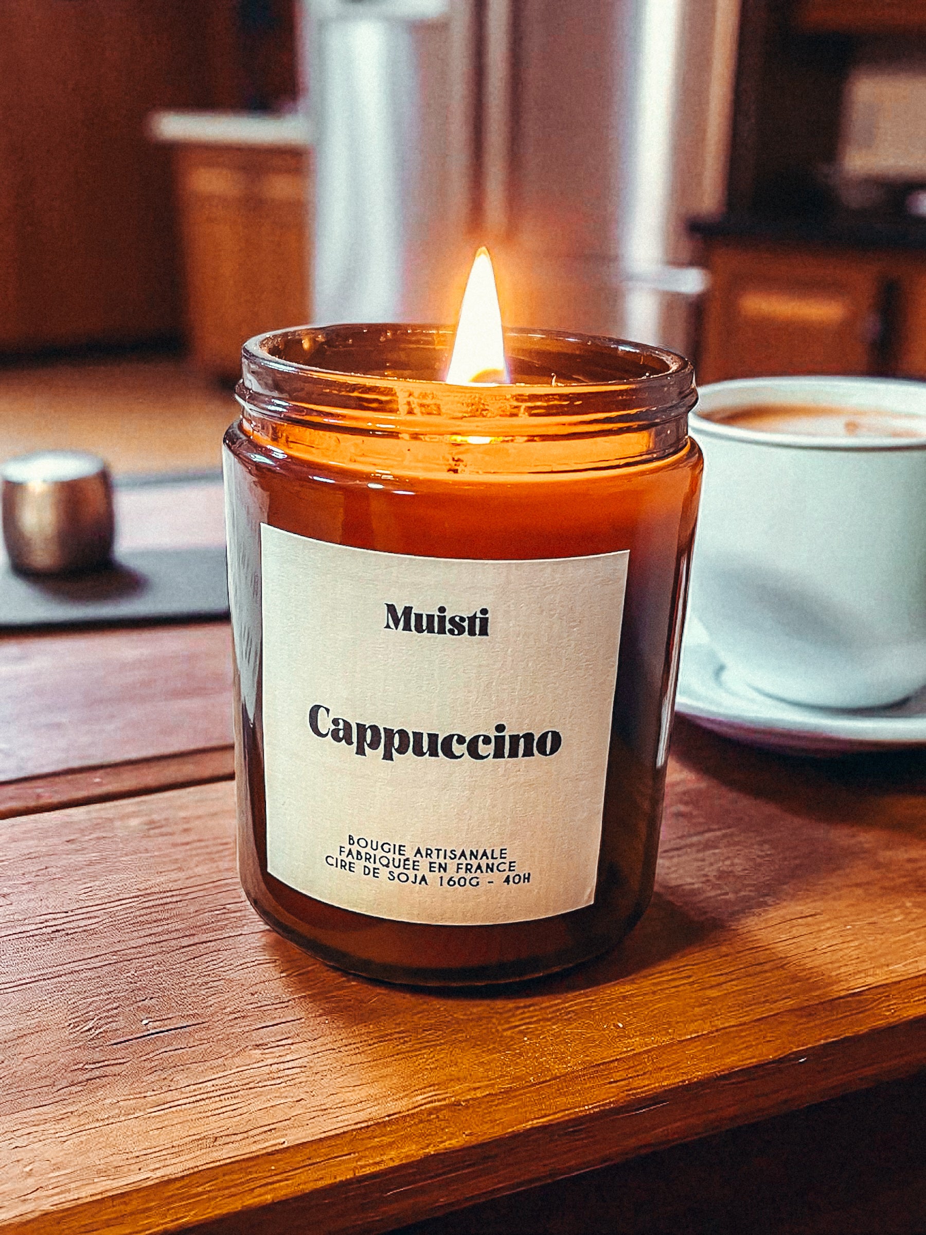 Bougie parfumée cappuccino