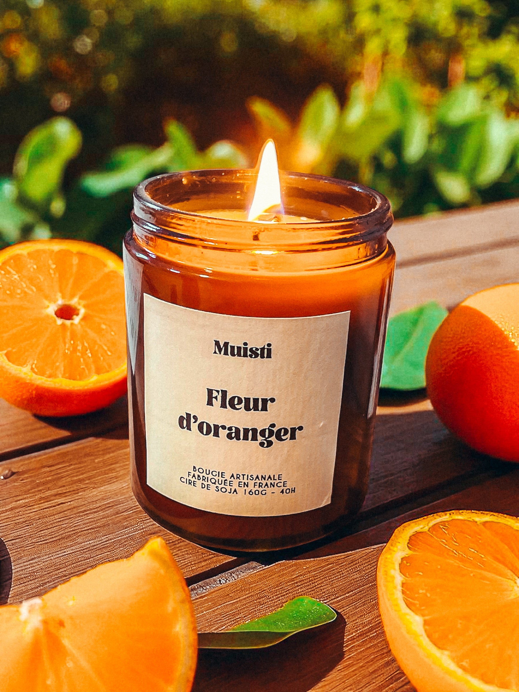 Bougie parfumée fleur d'oranger