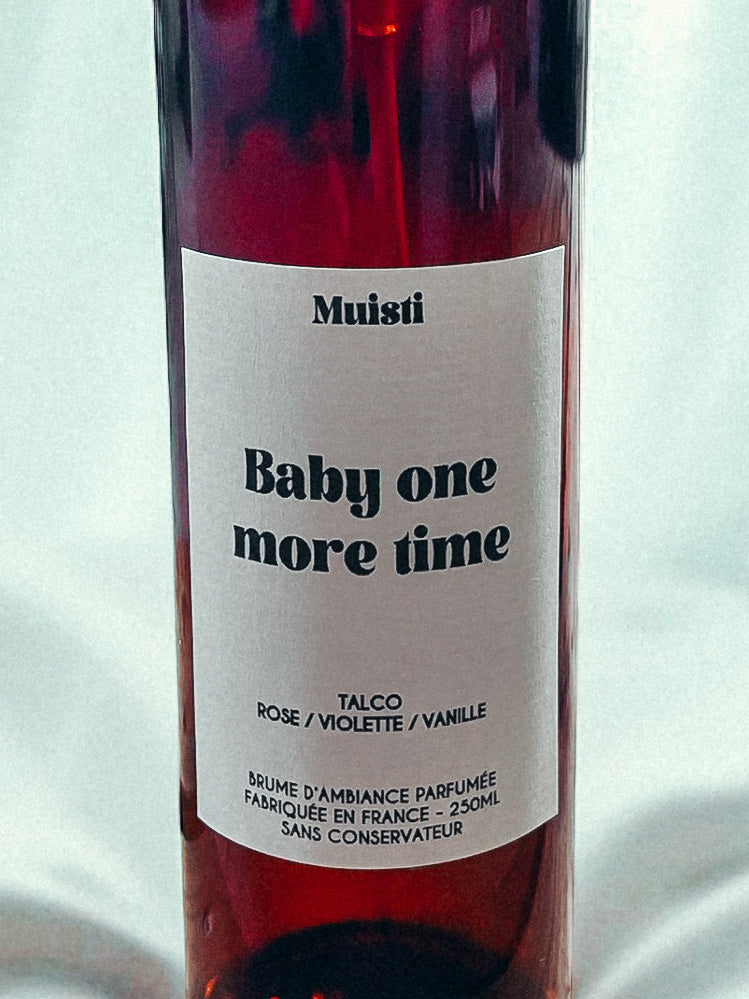 Etiquette Brume parfumee - Baby one more time