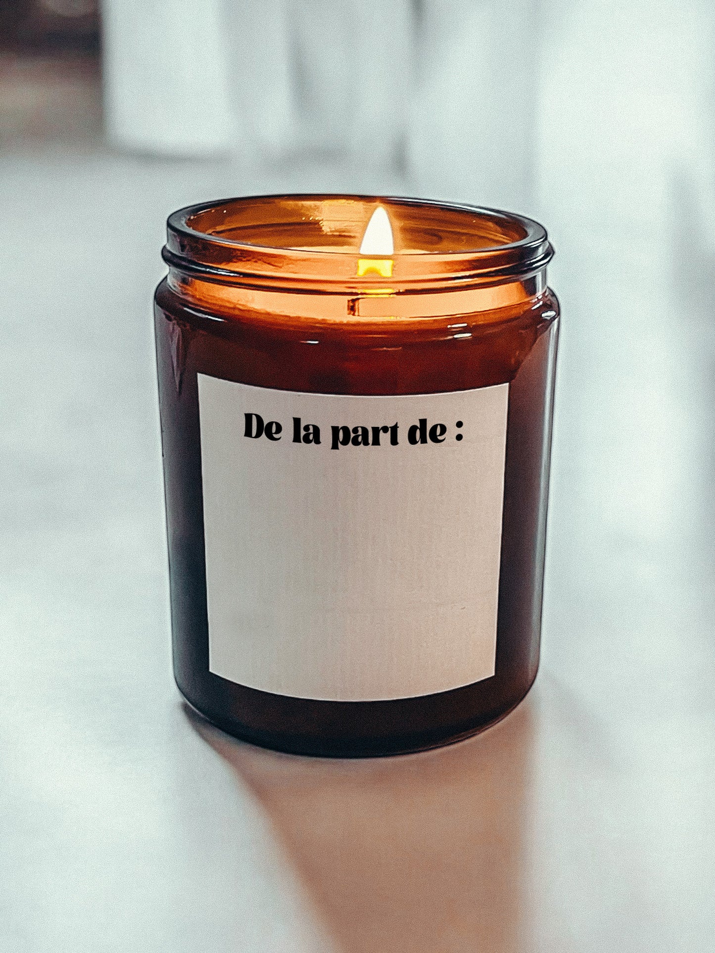 Etiquette au verso à personnaliser avec le prénom de l'enfant