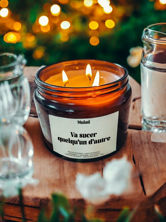 Bougie Anti-moustique - Va sucer quelqu'un d'autre