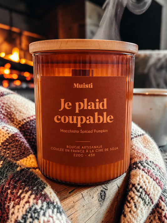 Bougie Je plaid coupable - Edition Limitée