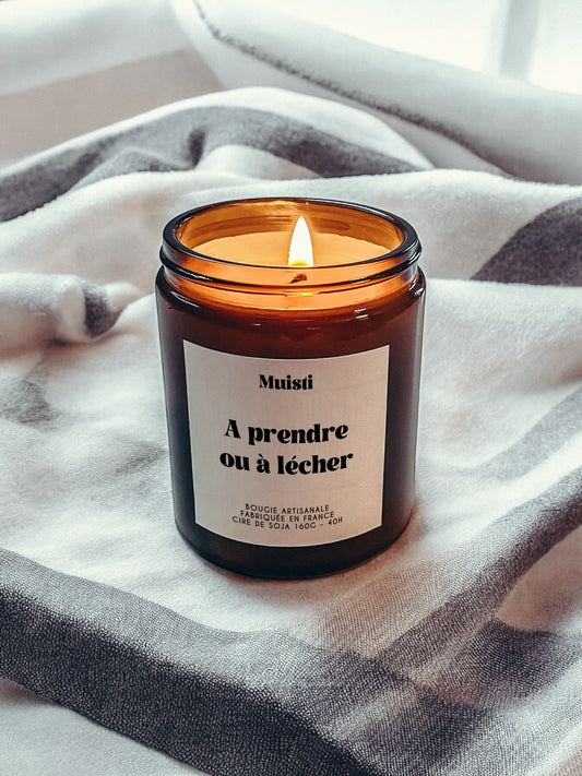 Bougie à message - A prendre ou à lcher