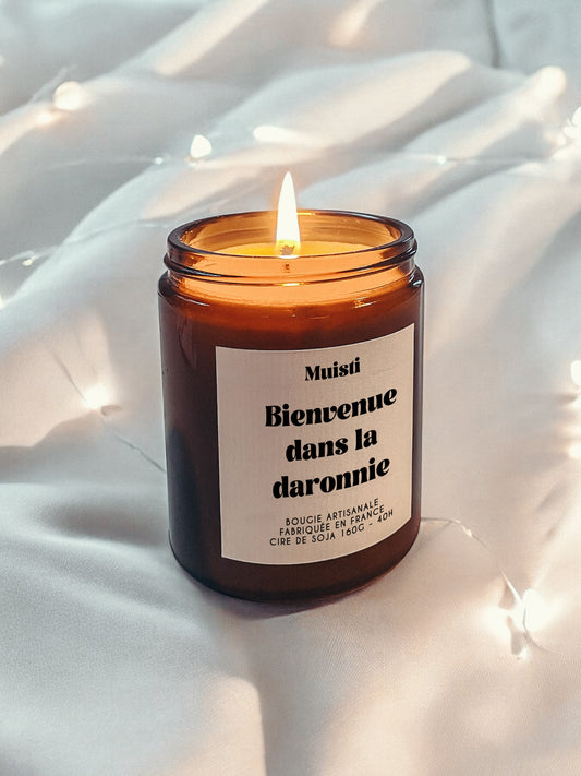 Bougie à message - Bienvenue dans la daronnie