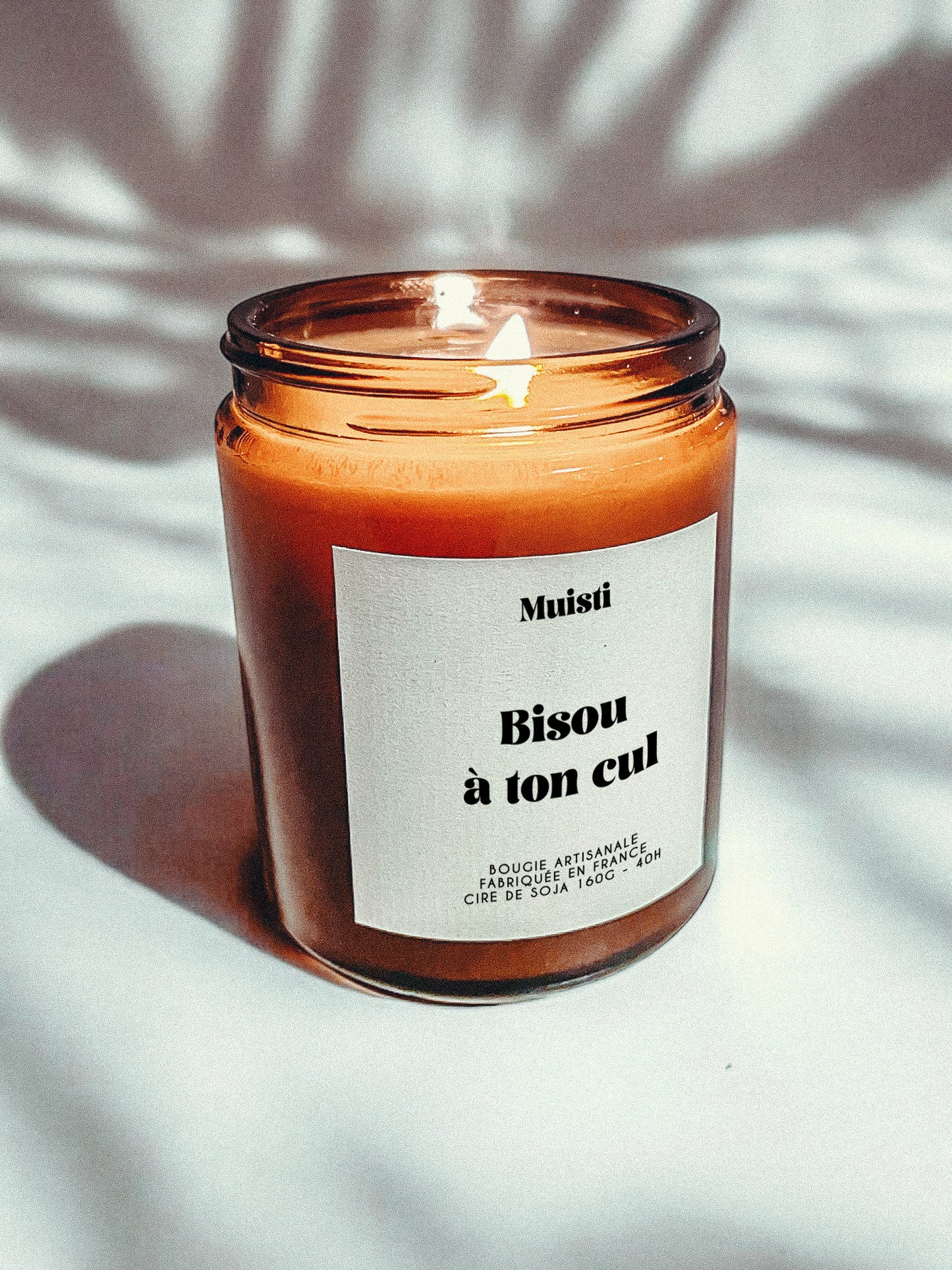 Bougie à message - Bisous à ton cul