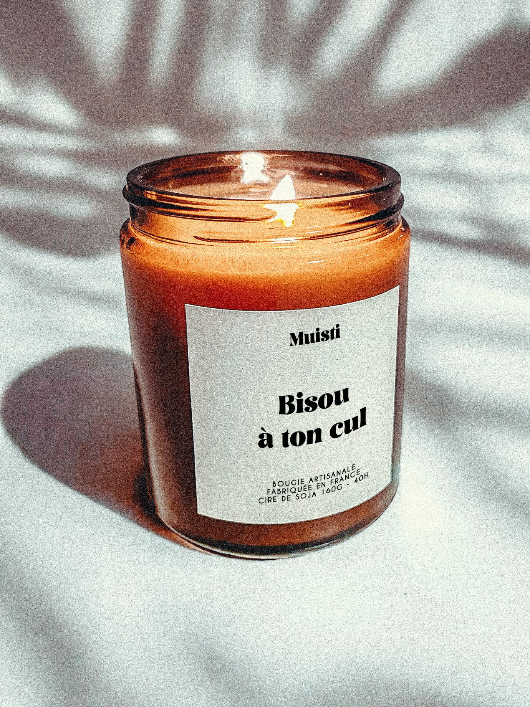 Bougie à message - Bisous à ton cul