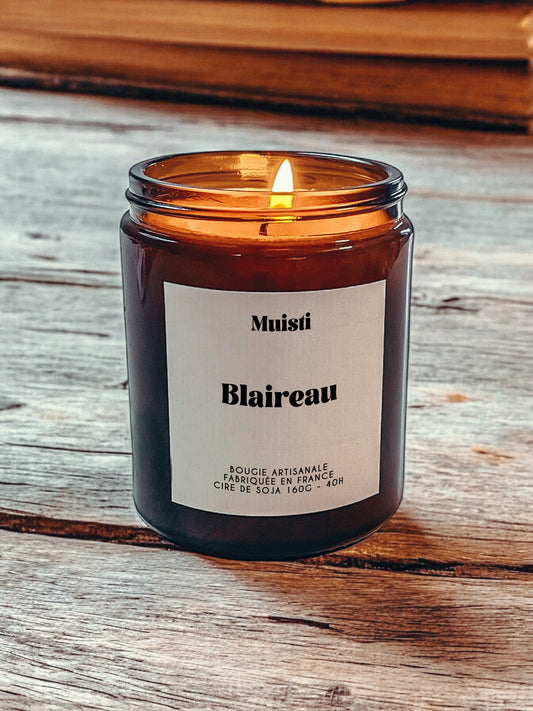 Bougie à message - Blaireau