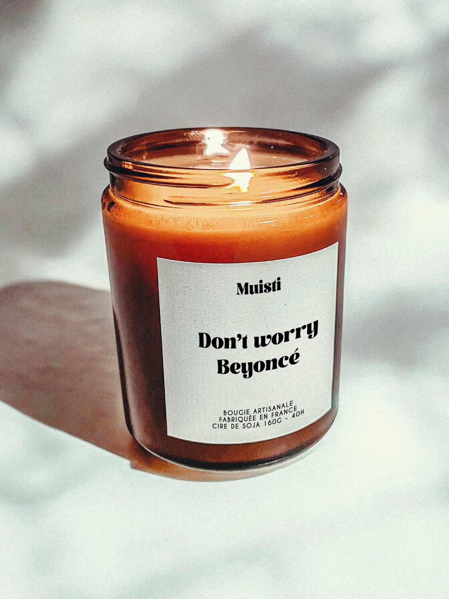 Bougie à message - Don't worry Beyoncé