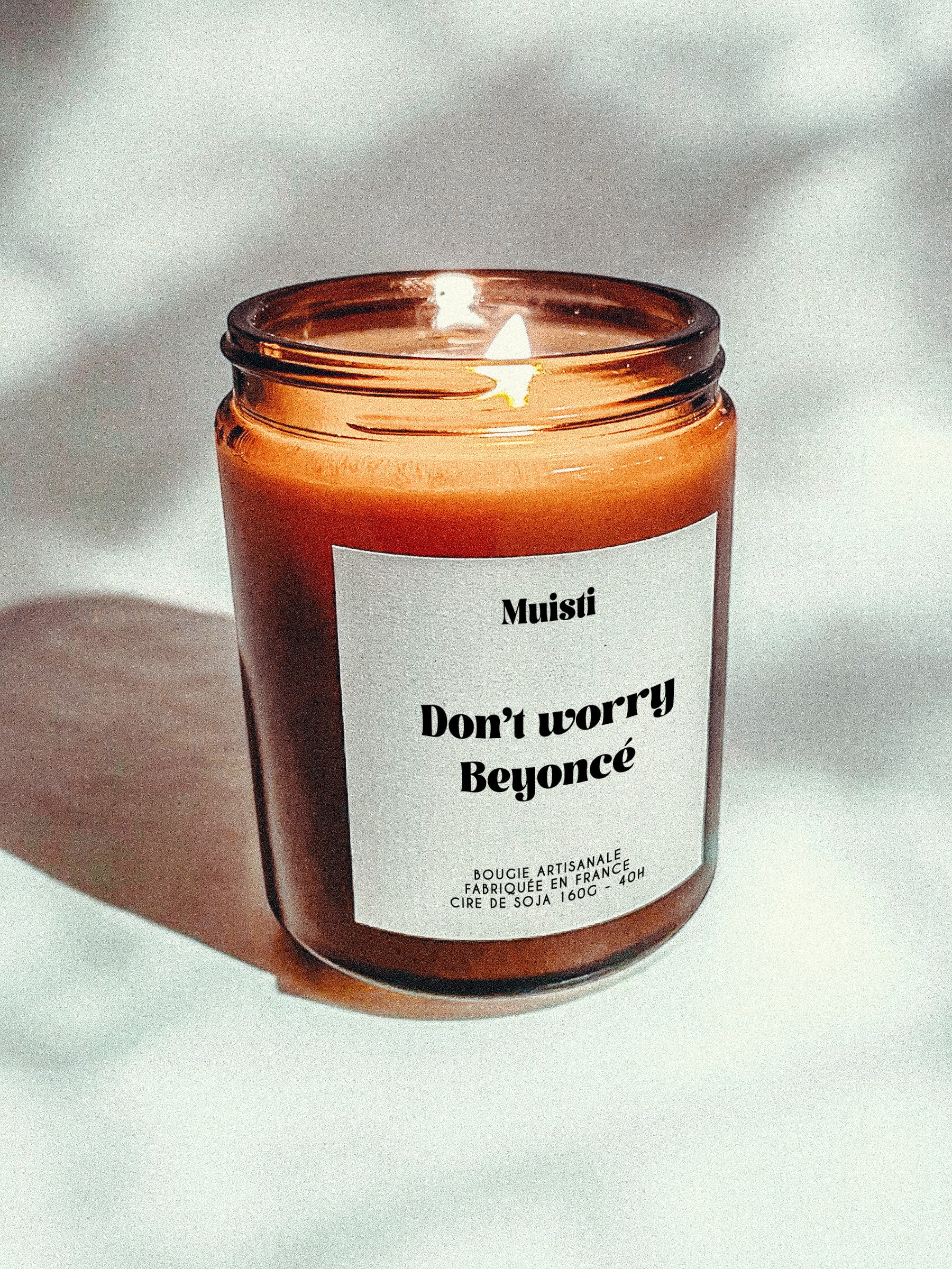 Bougie à message - Don't worry Beyoncé