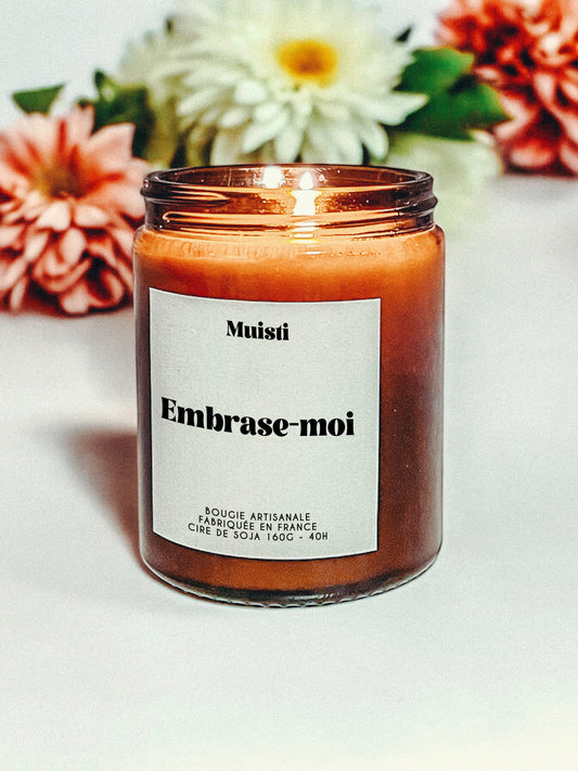 Bougie à message - Embrase-moi