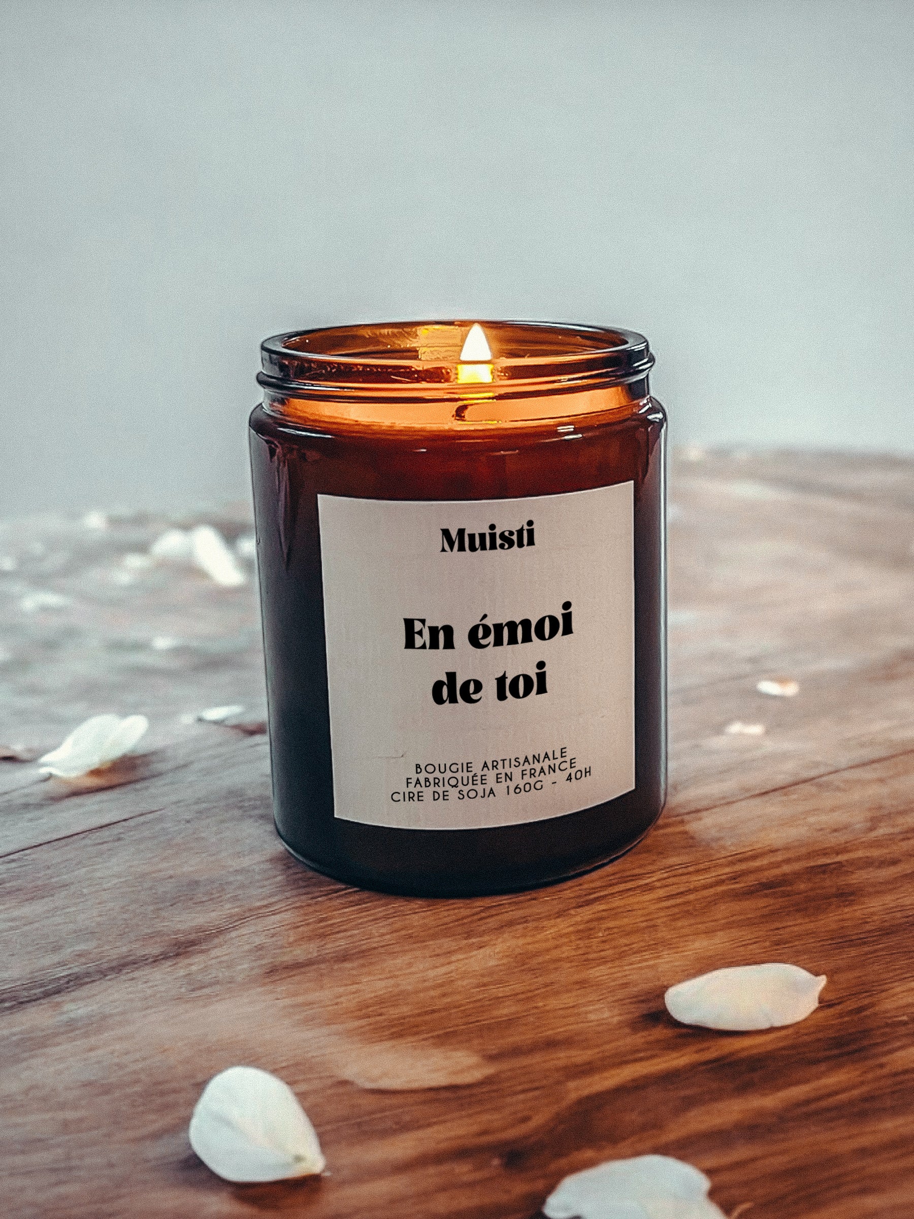 Bougie à message - En émoi de toi