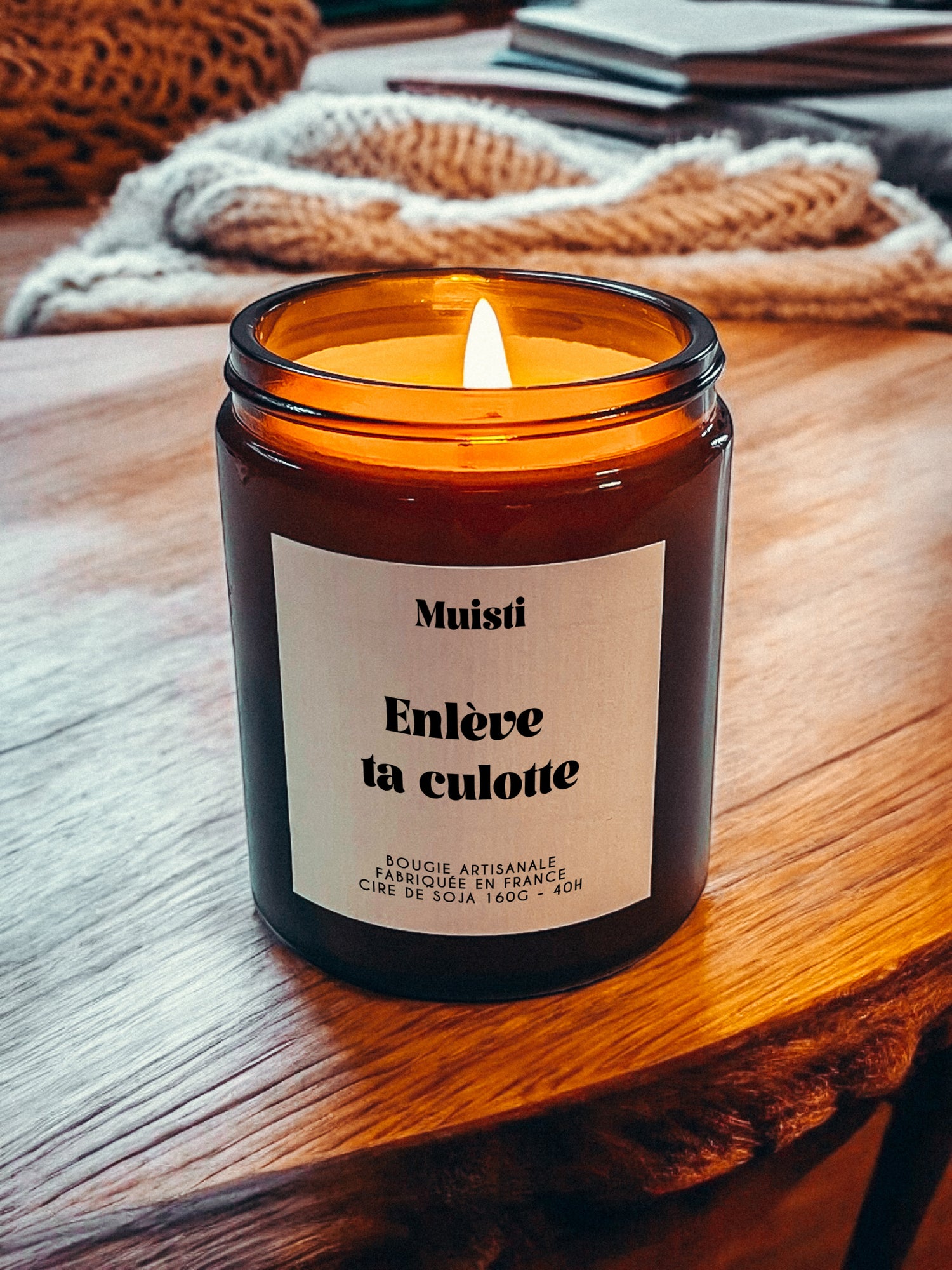Bougie à message - Enlève ta culotte