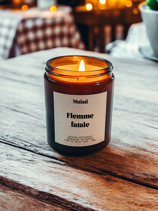 Bougie à message - Flemme Fatale