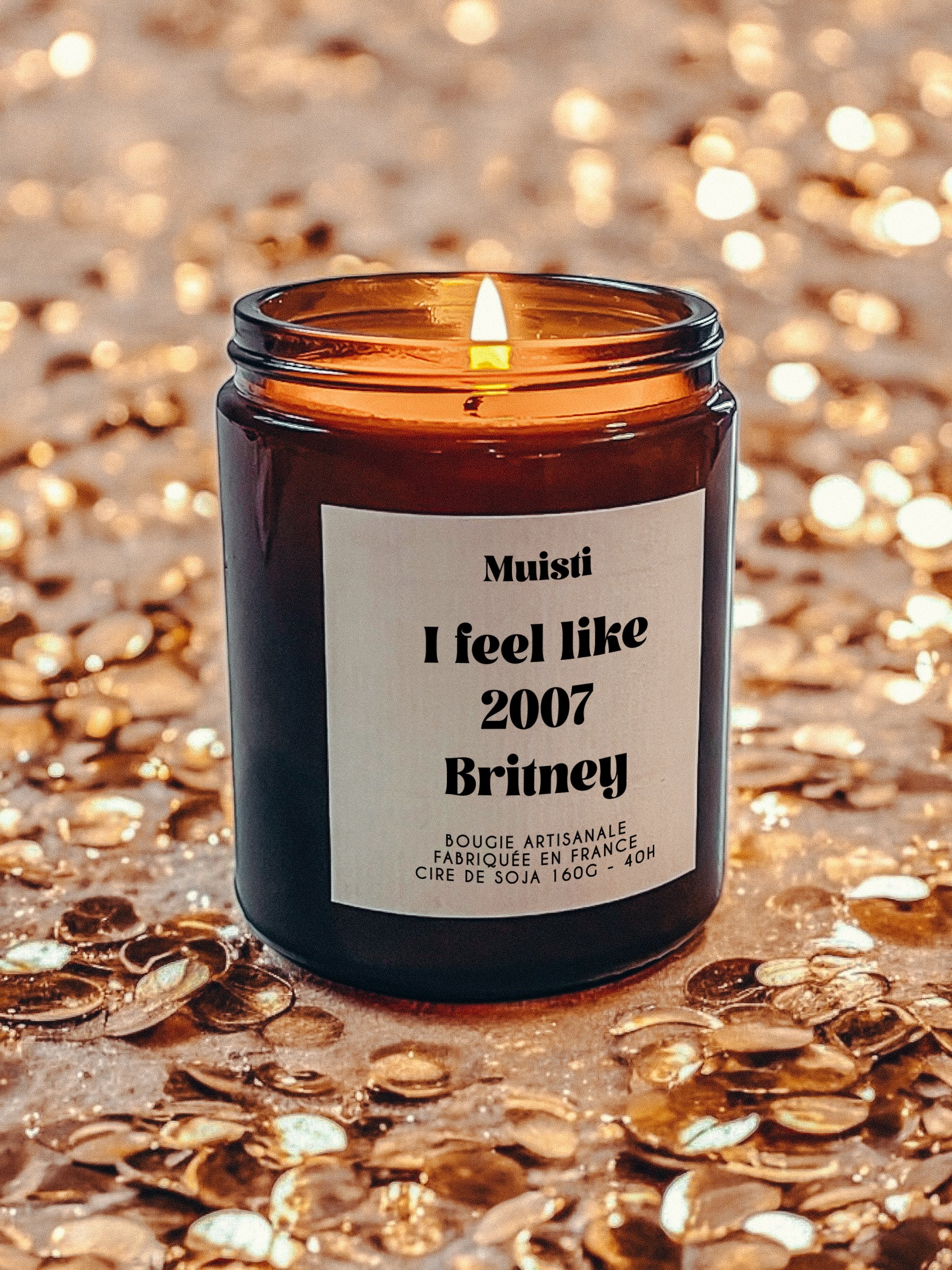 Bougie à message - I feel like 2007 Britney