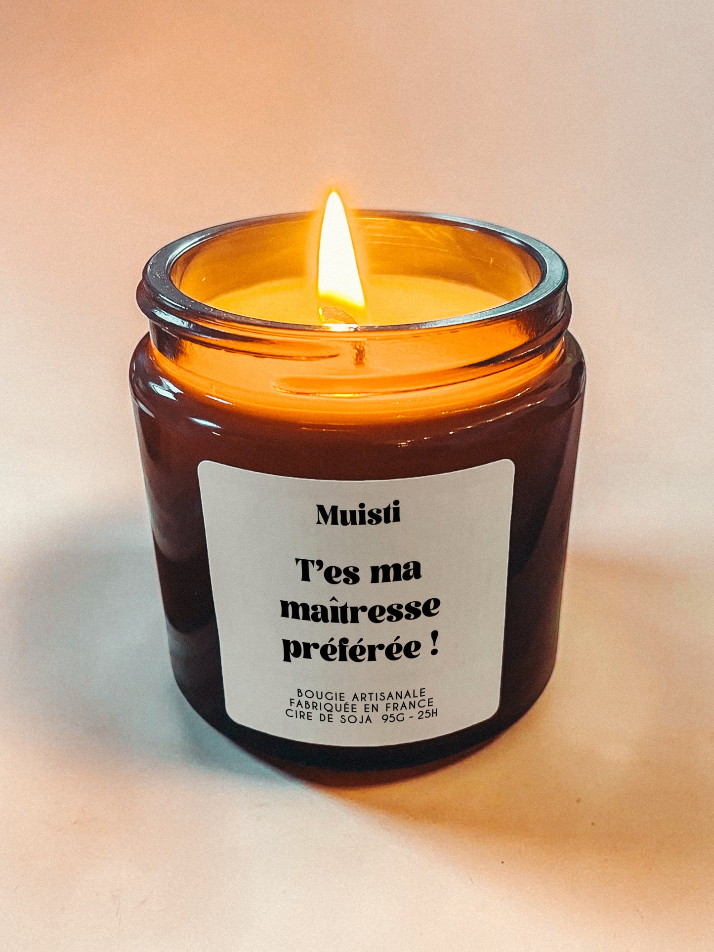 Bougie à message - T'es ma maitresse préférée