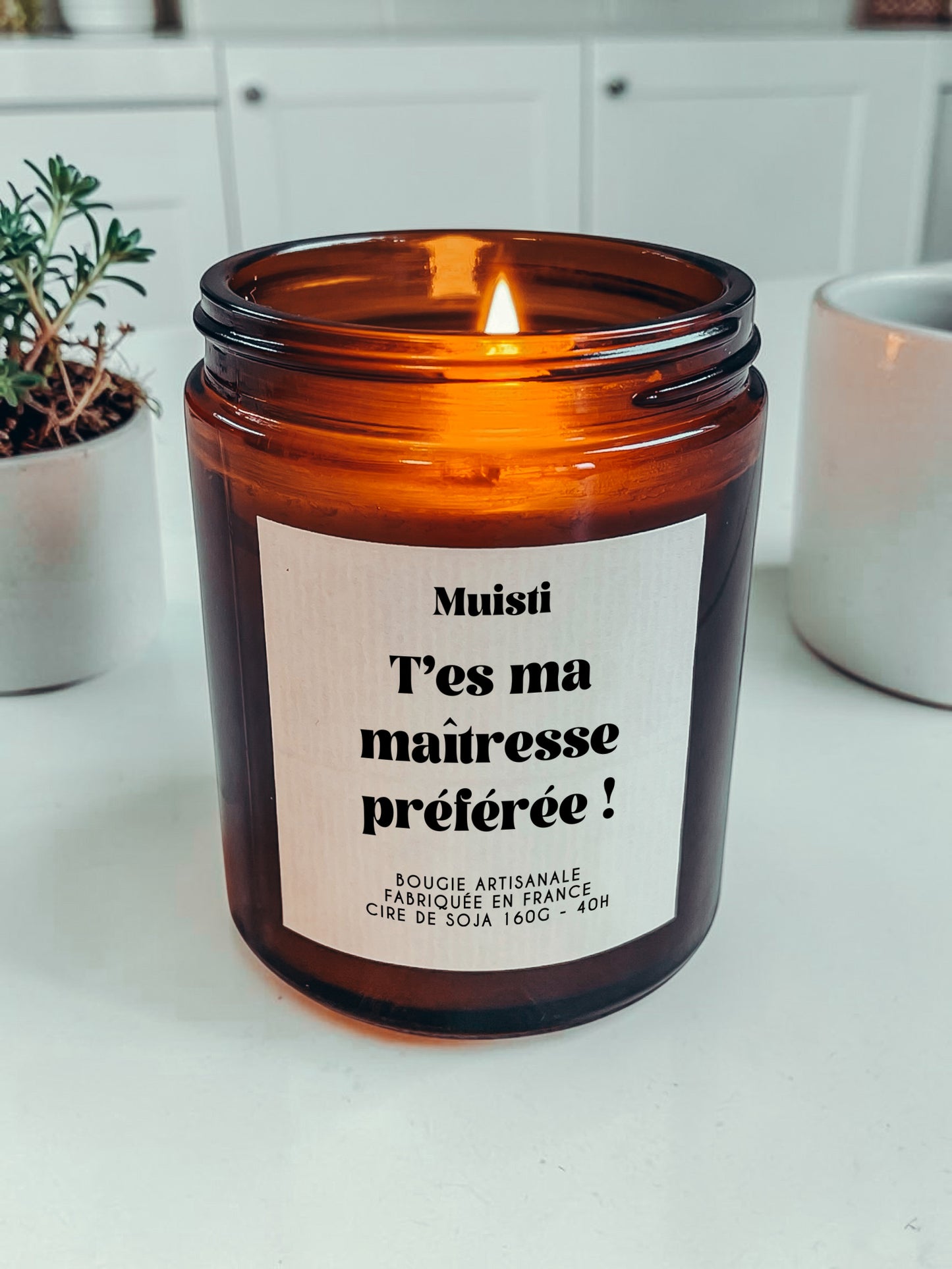 Bougie à message - T'es ma maitresse préférée