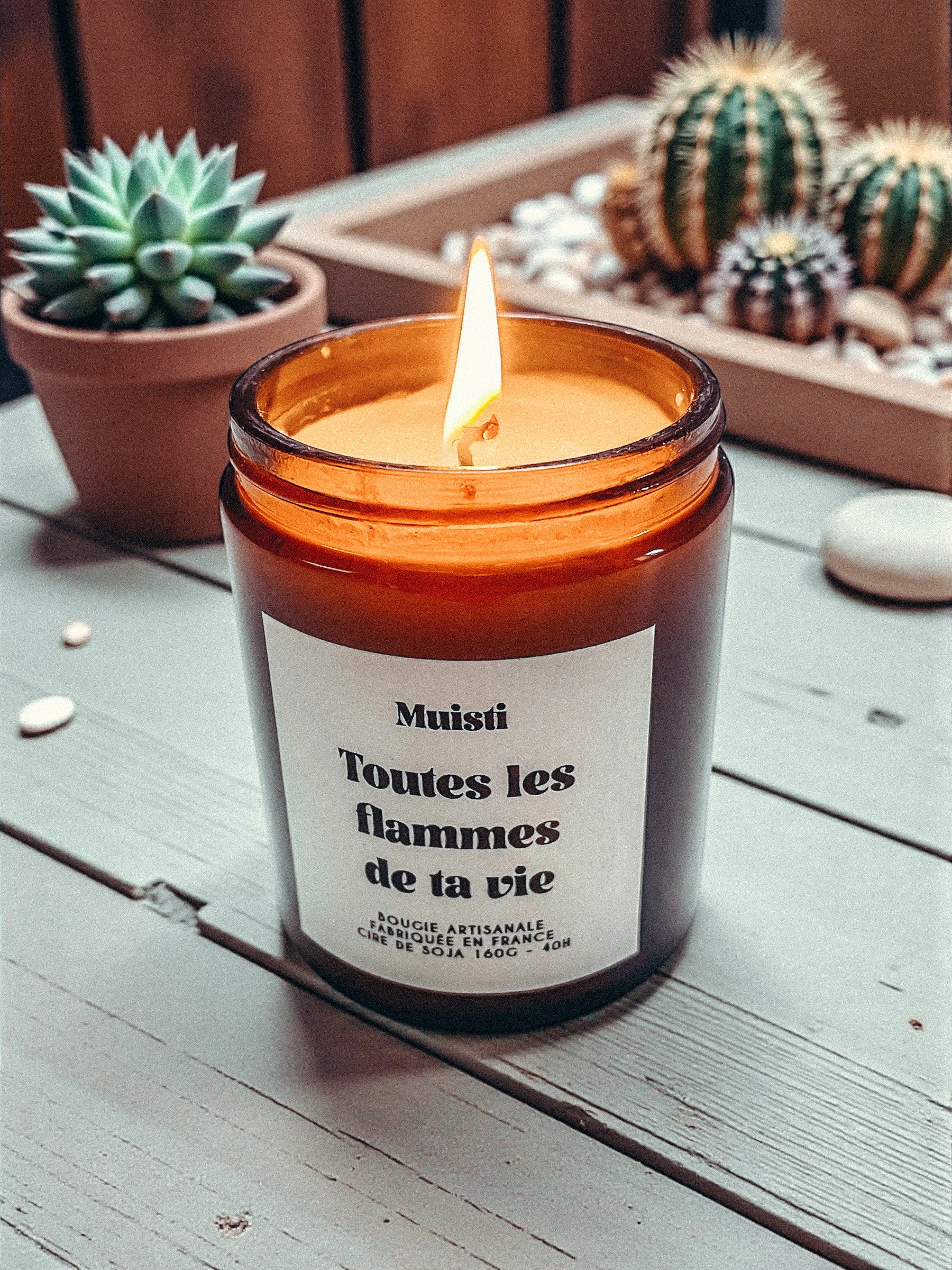 Bougie à message - Toutes les flammes de ta vie