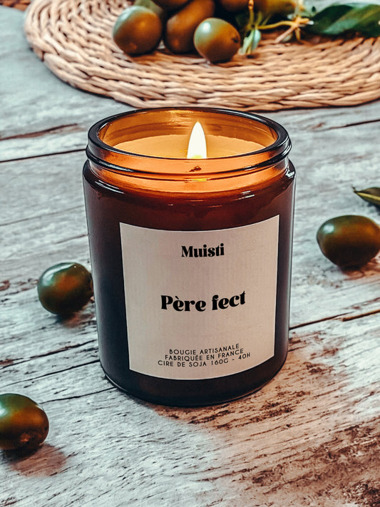 Bougie à message - Père fect