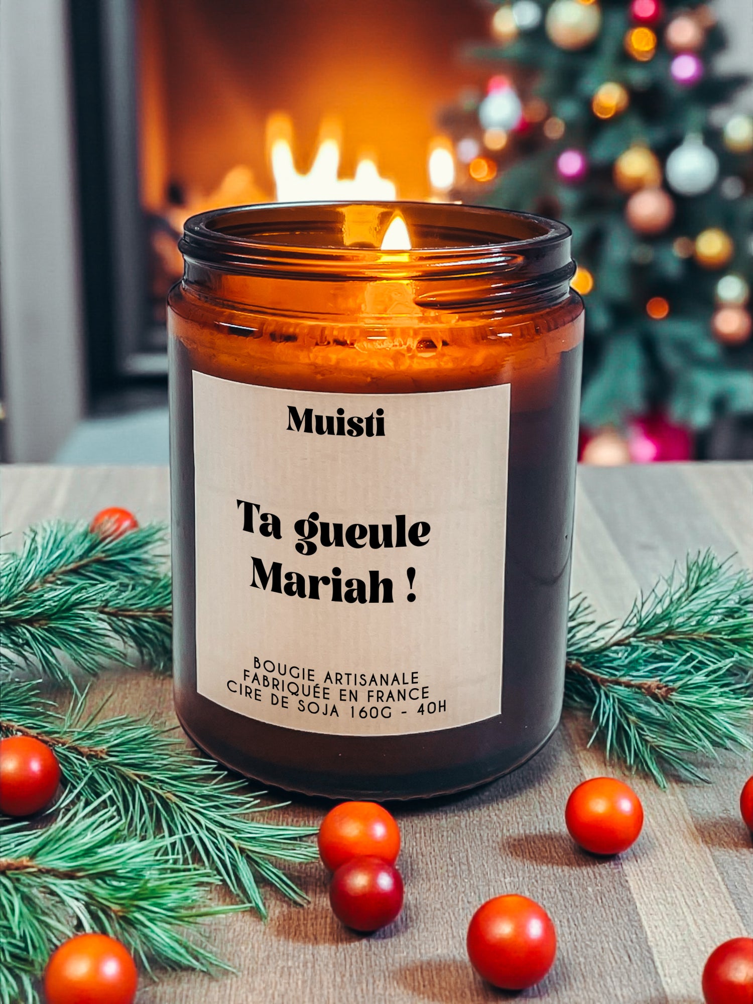 Bougie a message - Ta gueule Mariah !
