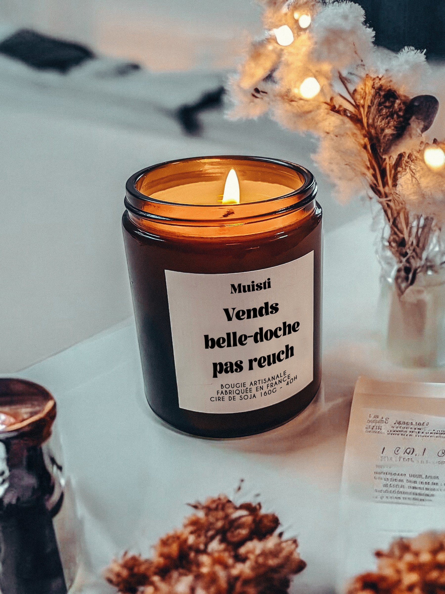 Bougie a message - Vends Belle-doche pas reuch