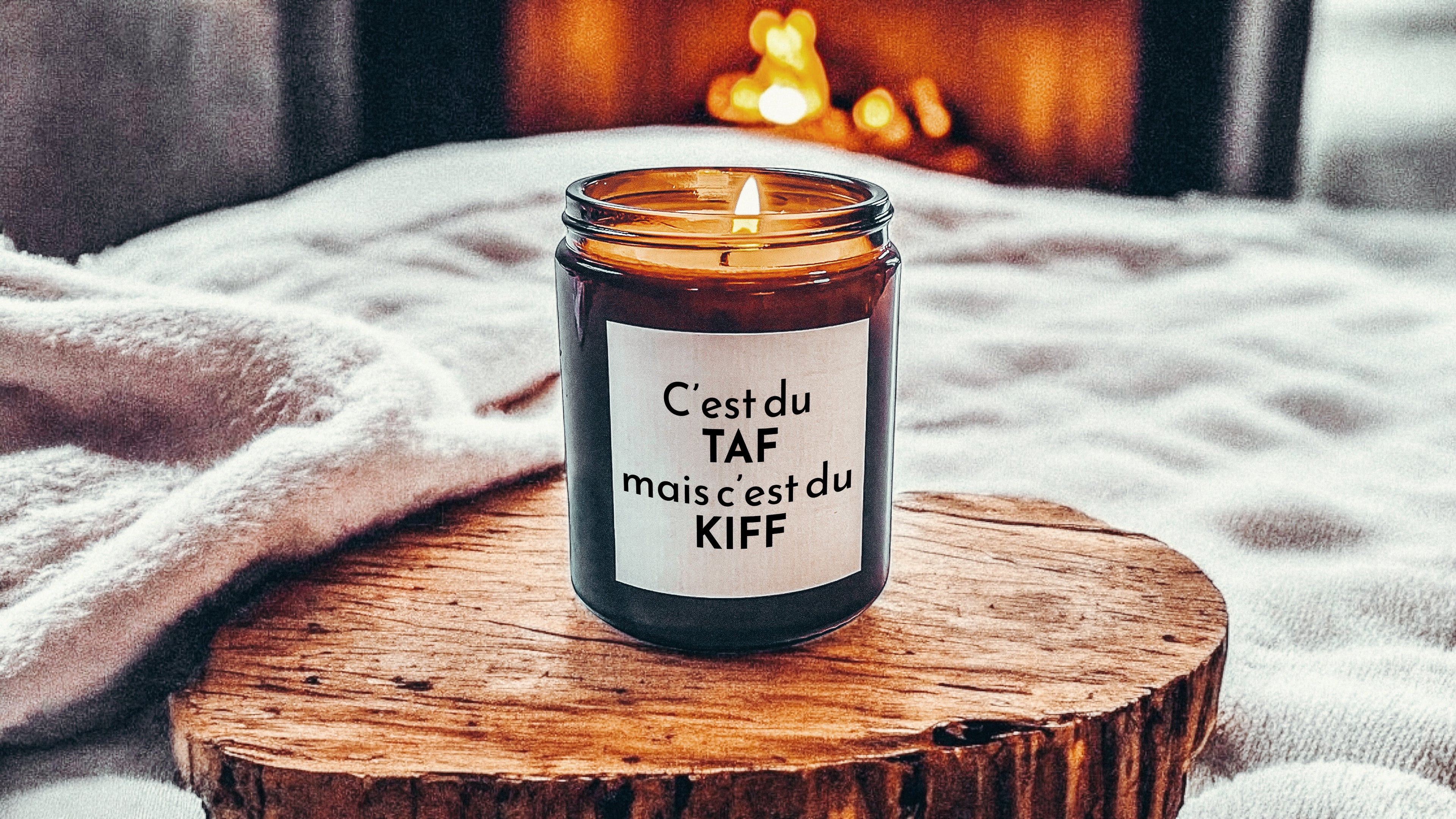 Bougie personnalisée entreprise