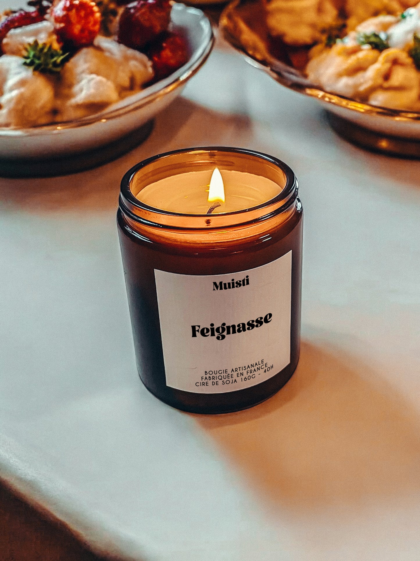 Bougie à message - Feignasse