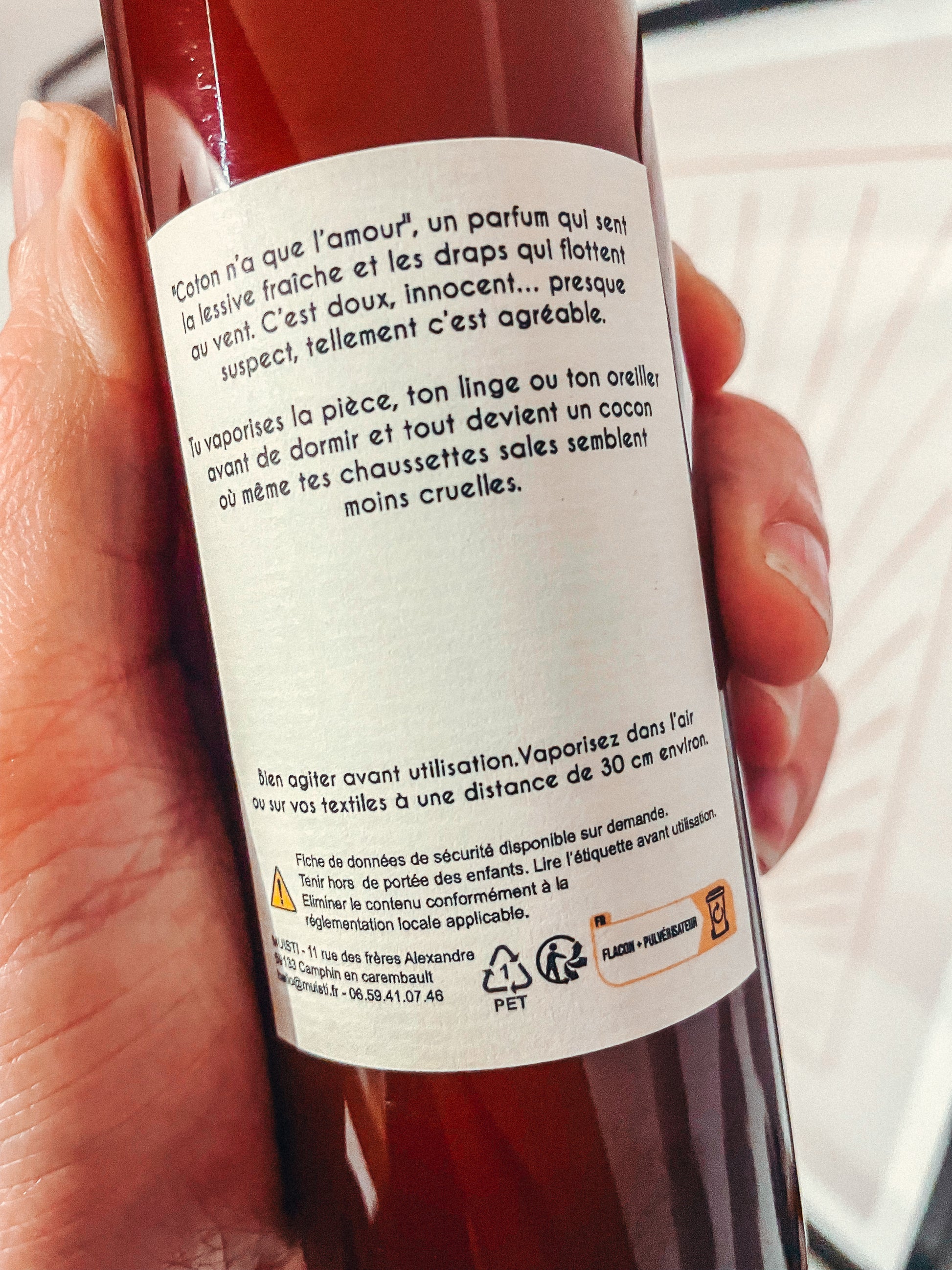 Brume Parfumée - Coton n'a que l'amour