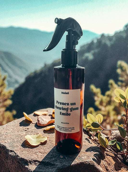 Brume parfumée eucalyptus - Prenez un chewing-gum Emile