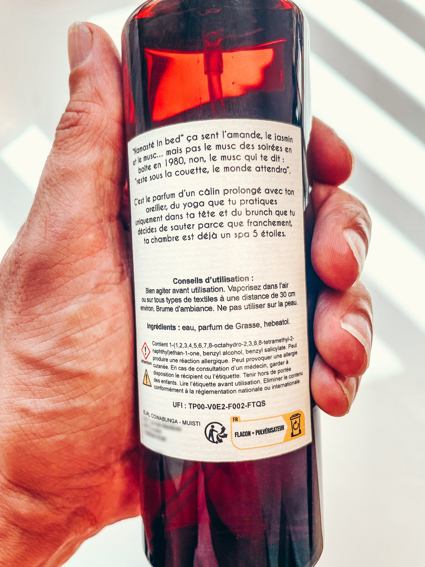 Brume parfumée - Namasté in bed