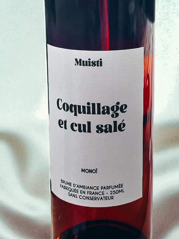 Brume parfumée monoï - Coquillage et cul salé