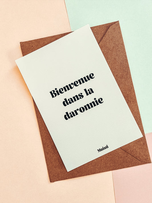 Carte postale - Bienvenue dans la daronnie