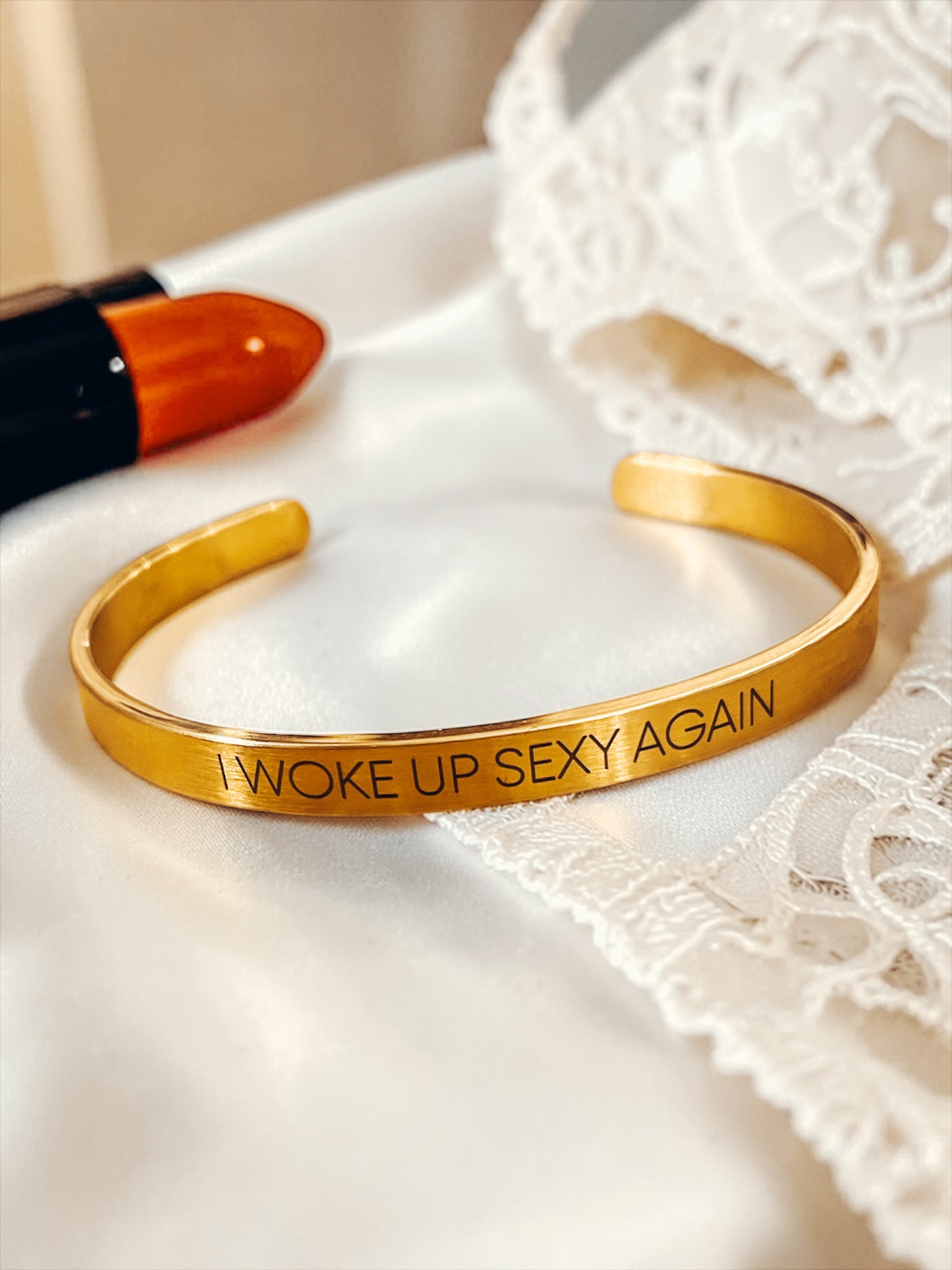 Jonc à message - I woke up sexy again