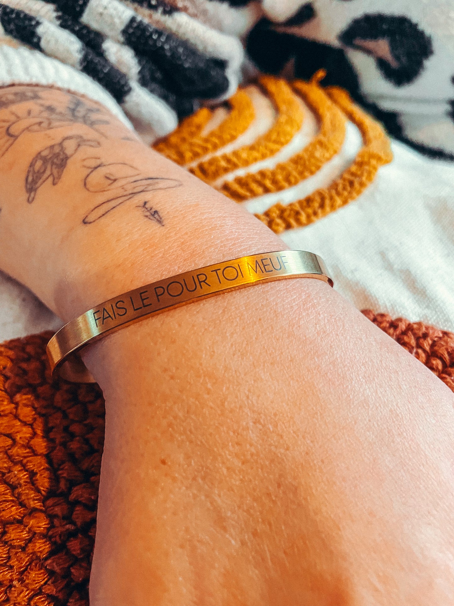 Jonc à message - Fais le pour toi meuf