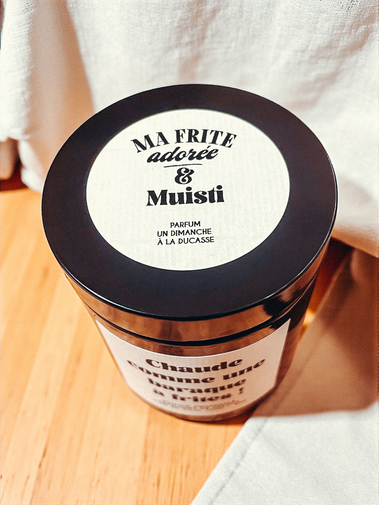 Muisti & Ma frite adorée - Bougie chaude comme une baraque à frites