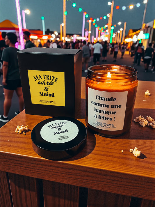 Muisti & Ma frite adorée - Bougie chaude comme une baraque à frites