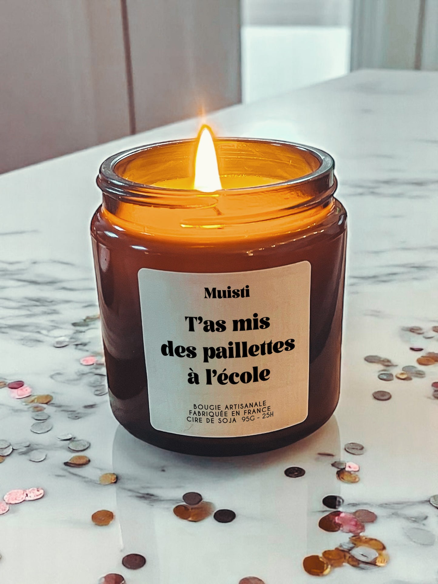Bougie Parfumée - T'as mis des paillettes à l'école