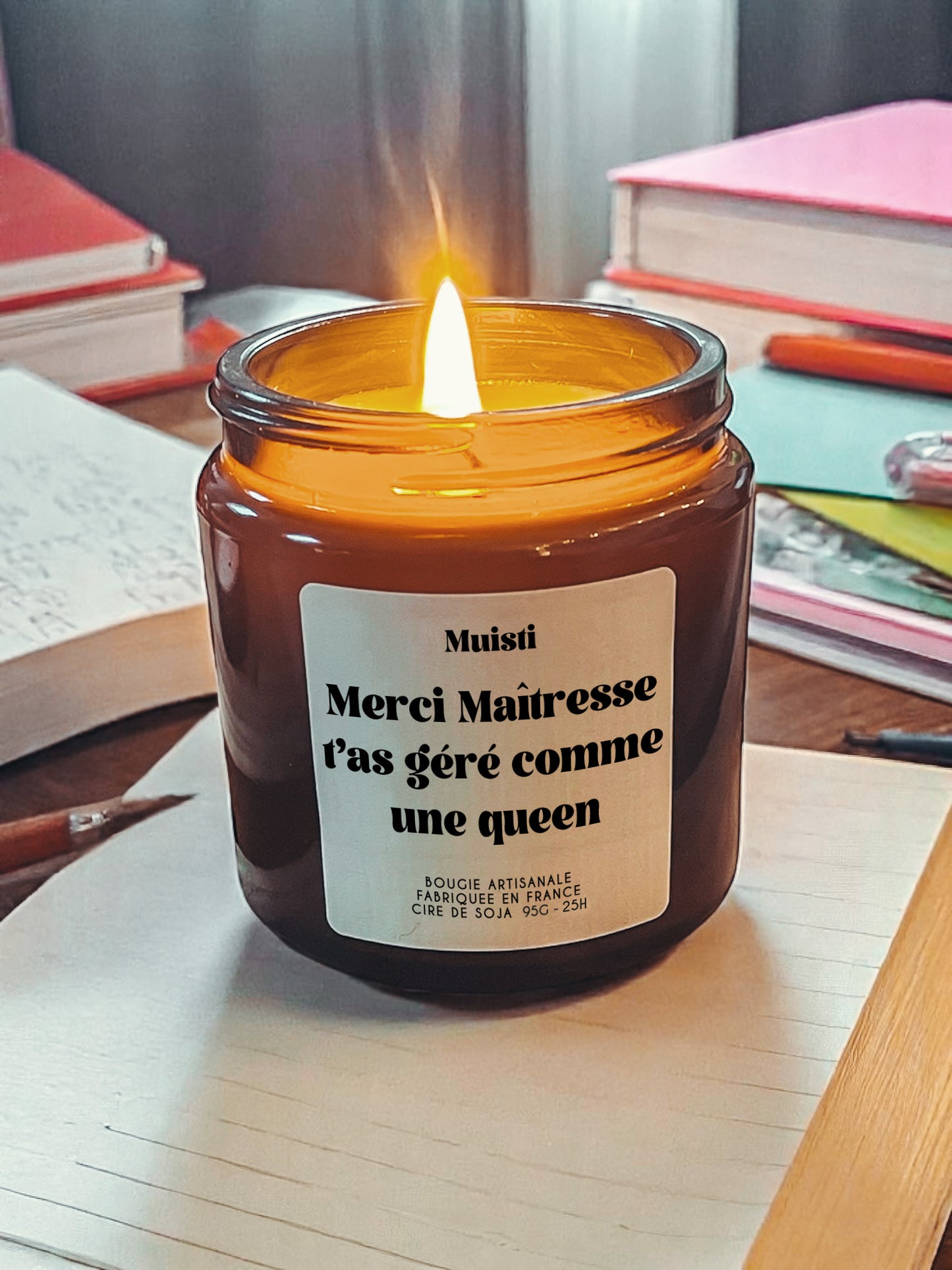 Bougie Parfumée - Merci Maîtresse, t'as géré comme une queen