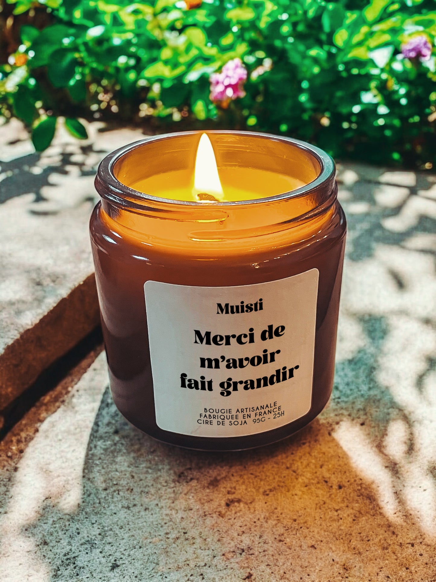 Bougie Parfumée - Merci de m'avoir fait grandir