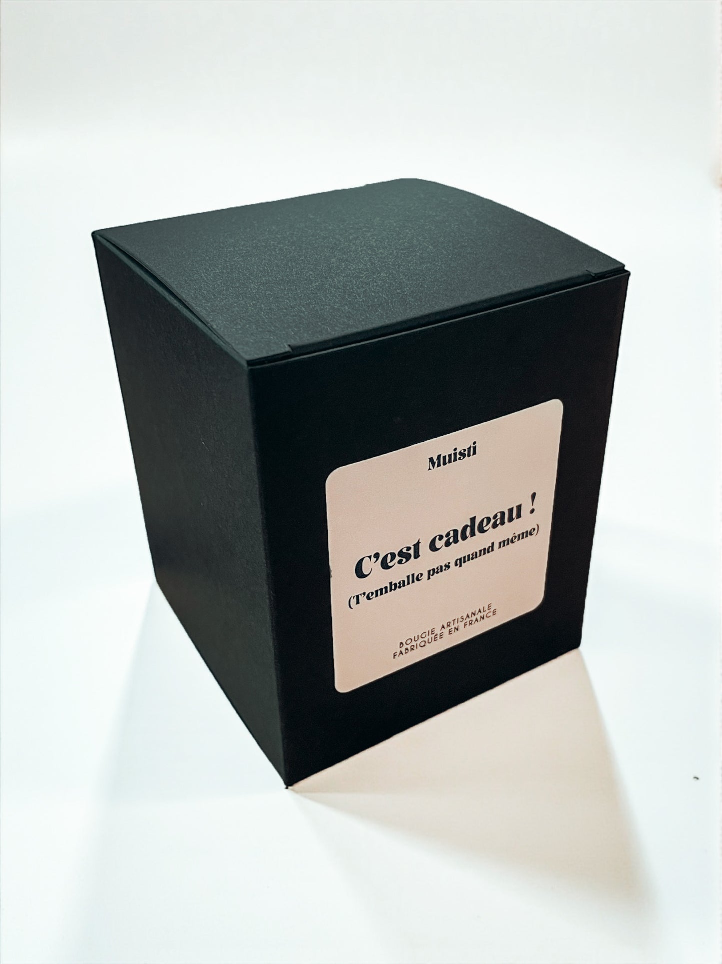 Boîte cadeau pour Bougie