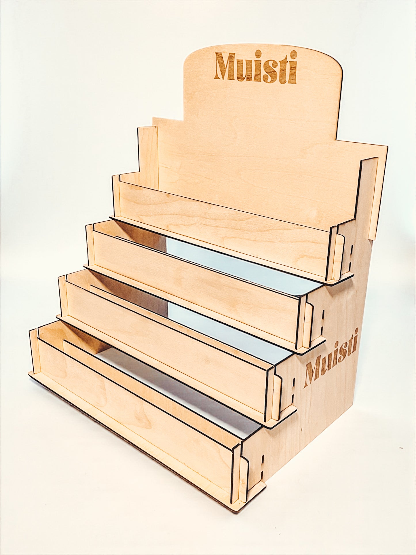 Présentoir cartes postales en bois Muisti