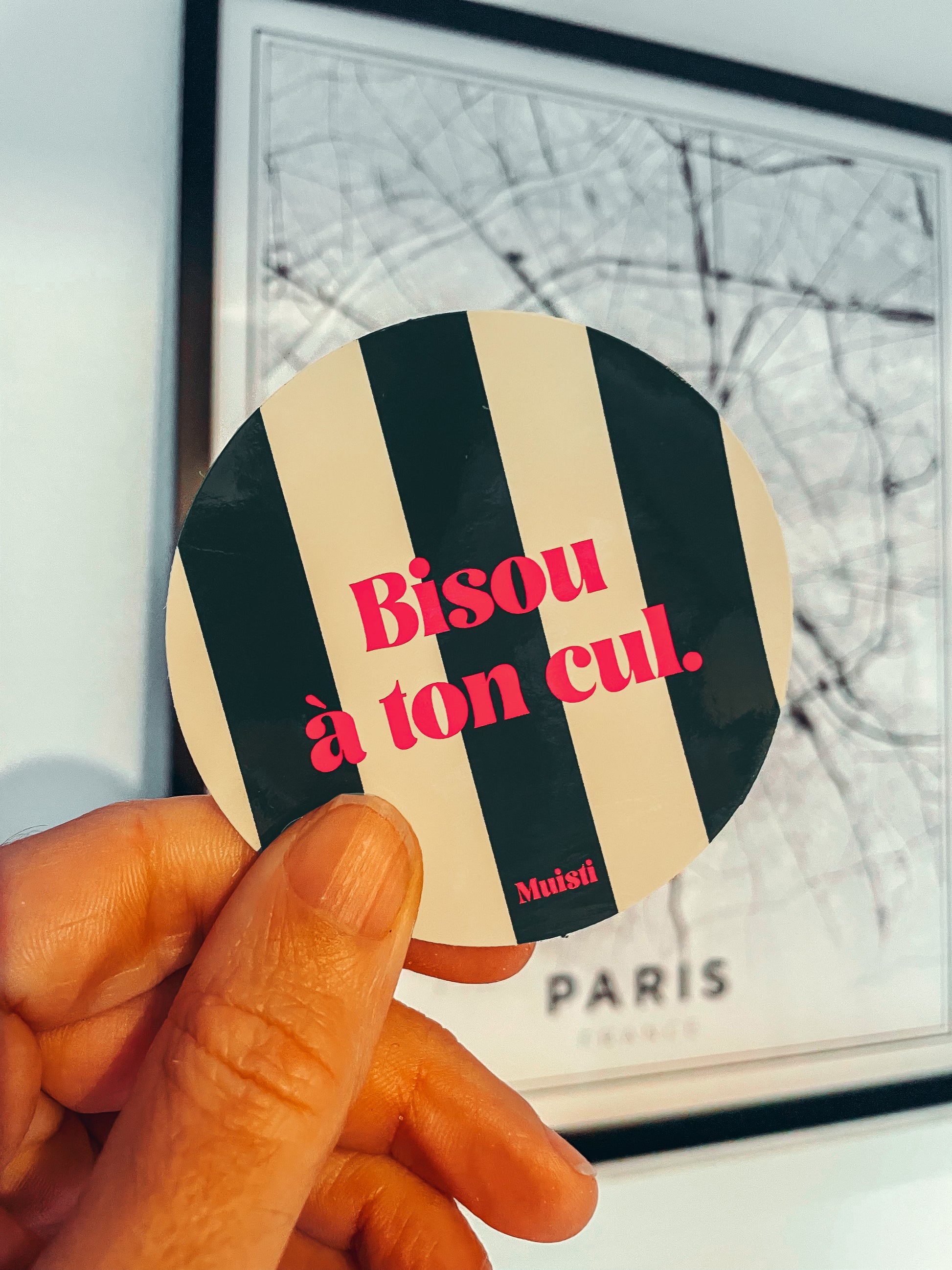Sticker - Bisou à ton cul