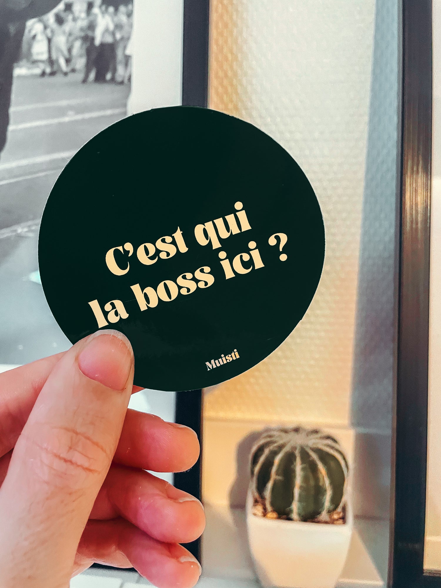 Sticker - C'est qui la boss ici ?